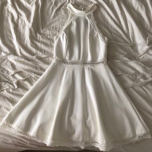 white formal dress